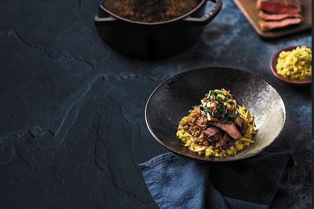 Australian beef lentil salad