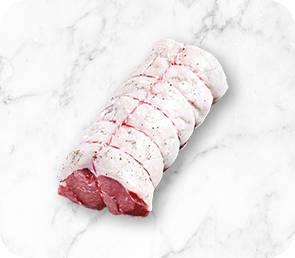 Boned and rolled loin roast